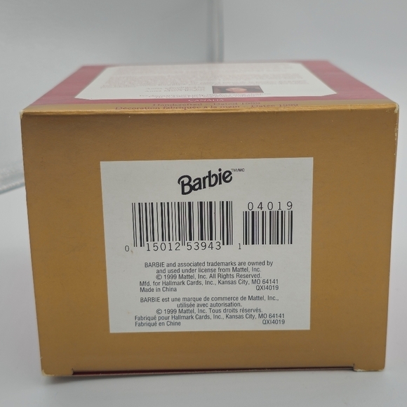 Vintage 1999 Hallmark Keepsake Millennium Princess Barbie Ornament - Picture 3 of 6